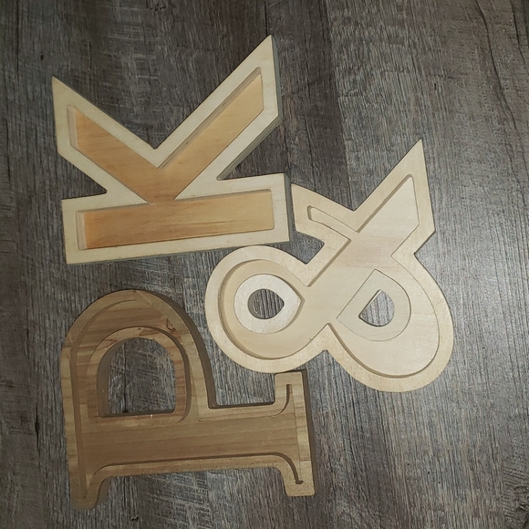 Wooden Letters - Picture 1 of 4